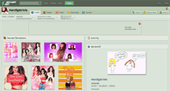 Desktop Screenshot of mandigabriela.deviantart.com