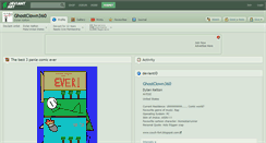 Desktop Screenshot of ghostclown360.deviantart.com