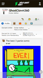 Mobile Screenshot of ghostclown360.deviantart.com