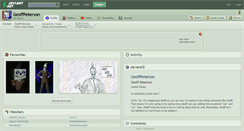 Desktop Screenshot of geoffpeterson.deviantart.com