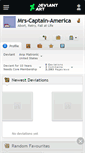 Mobile Screenshot of mrs-captain-america.deviantart.com