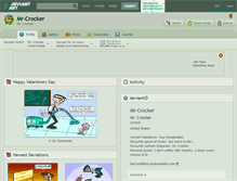 Tablet Screenshot of mr-crocker.deviantart.com