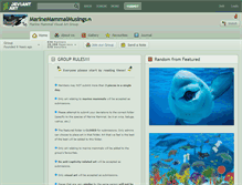 Tablet Screenshot of marinemammalmusings.deviantart.com