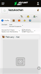 Mobile Screenshot of kazukochan.deviantart.com