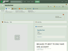 Tablet Screenshot of kazukochan.deviantart.com