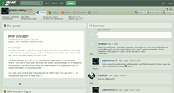 Desktop Screenshot of platinummyr.deviantart.com