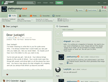 Tablet Screenshot of platinummyr.deviantart.com