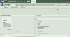 Desktop Screenshot of mooming.deviantart.com