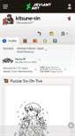 Mobile Screenshot of kitsune-sin.deviantart.com