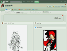 Tablet Screenshot of kitsune-sin.deviantart.com