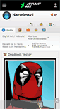 Mobile Screenshot of namelessv1.deviantart.com