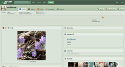 Desktop Screenshot of ice-flower.deviantart.com