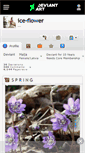 Mobile Screenshot of ice-flower.deviantart.com