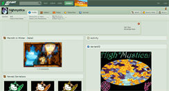 Desktop Screenshot of highmystica.deviantart.com