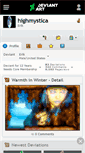 Mobile Screenshot of highmystica.deviantart.com