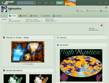 Tablet Screenshot of highmystica.deviantart.com