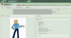 Desktop Screenshot of kittyrainbow.deviantart.com
