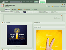 Tablet Screenshot of moslemperson.deviantart.com