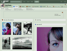 Tablet Screenshot of charlieee.deviantart.com