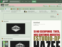 Tablet Screenshot of hazef.deviantart.com