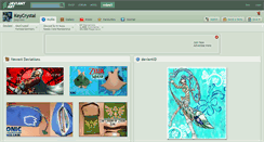 Desktop Screenshot of keycrystal.deviantart.com