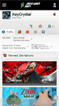 Mobile Screenshot of keycrystal.deviantart.com