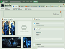 Tablet Screenshot of kaskouka.deviantart.com