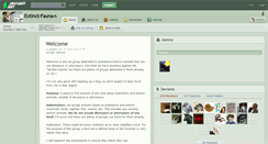 Desktop Screenshot of extinct-fauna.deviantart.com