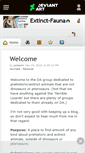 Mobile Screenshot of extinct-fauna.deviantart.com