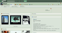 Desktop Screenshot of king-xd.deviantart.com