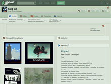 Tablet Screenshot of king-xd.deviantart.com