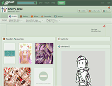 Tablet Screenshot of cherry-desu.deviantart.com