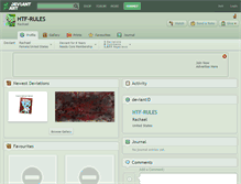 Tablet Screenshot of htf-rules.deviantart.com
