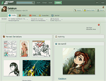 Tablet Screenshot of gaiakun.deviantart.com