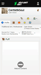 Mobile Screenshot of cartistiksoul.deviantart.com