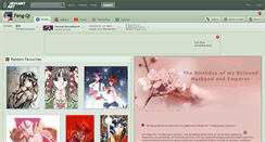 Desktop Screenshot of feng-qi.deviantart.com