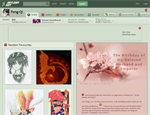 Tablet Screenshot of feng-qi.deviantart.com