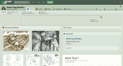 Desktop Screenshot of metal-slug-fanatics.deviantart.com