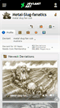 Mobile Screenshot of metal-slug-fanatics.deviantart.com