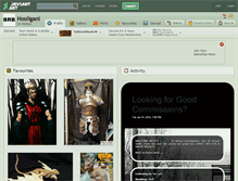 Tablet Screenshot of hooligani.deviantart.com
