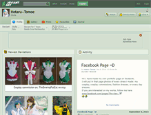 Tablet Screenshot of hotaru--tomoe.deviantart.com