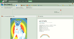 Desktop Screenshot of blue-dragon22.deviantart.com