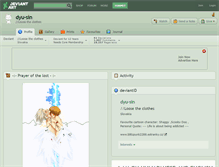 Tablet Screenshot of dyu-sin.deviantart.com