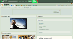 Desktop Screenshot of alicia-lee.deviantart.com