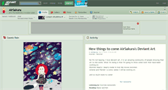 Desktop Screenshot of airsakura.deviantart.com