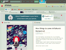 Tablet Screenshot of airsakura.deviantart.com