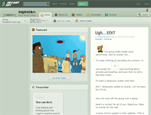 Tablet Screenshot of inspireus.deviantart.com