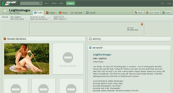 Desktop Screenshot of leightonimages.deviantart.com