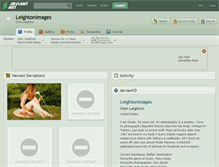 Tablet Screenshot of leightonimages.deviantart.com