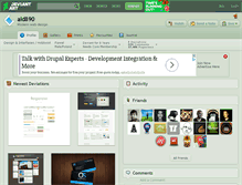 Tablet Screenshot of ald890.deviantart.com